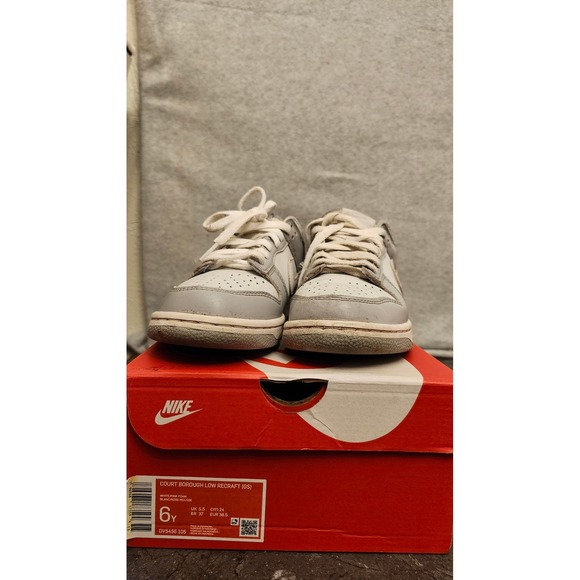 Nike Other - Nike Dunk Low GS Pure Platinum Wolf Grey 6Y Youth Sneakers White Gray UK 5.5